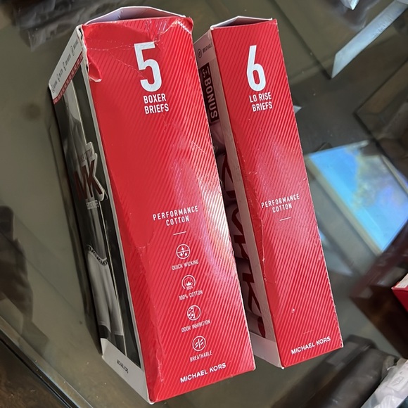 Bundle (2) Of Michael Kors Low Rise Brief And Boxer Briefs. - Picture 11 of 15